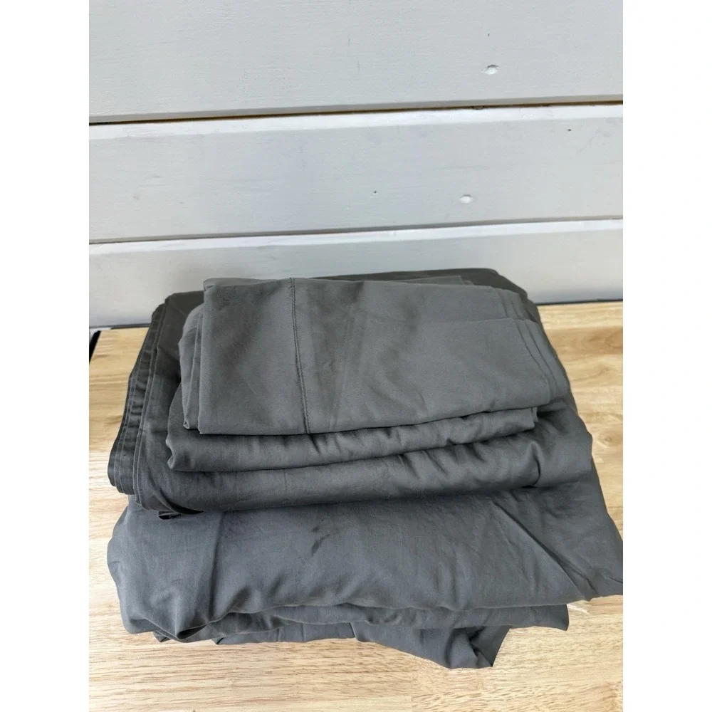 Boll And Branch Split King Juniper Signature Sheet Set 100% Organic Cotton - Picture 2 of 11